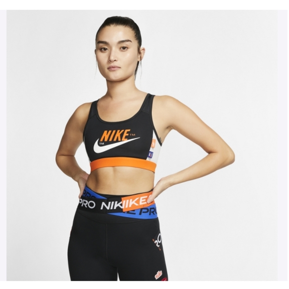 Nike Swoosh Icon Clash Women's Medium-Support 1-Piece Pad Sports Bra (NWT) - Picture 1 of 2